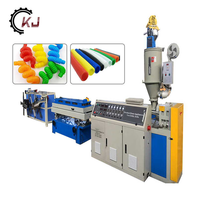 Máquina de fabricación de tubos corrugados de parede única PE PP PVC