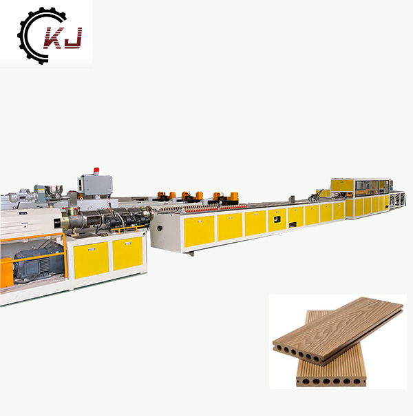 Máquina de fabricación de tarimas exteriores PP PE WPC